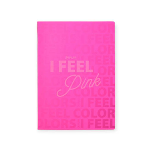 Picture of A5 I FEEL COLOUR LINED NOTEBOOK PINK 40 PGS